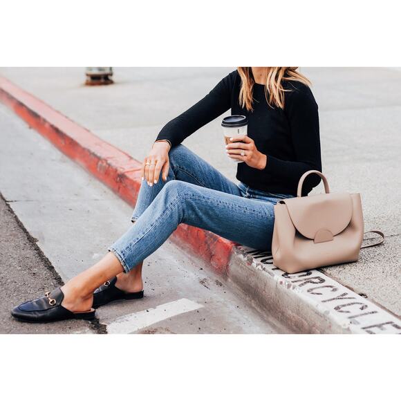 Gucci Princetown Horsebit Slip-On Loafer Black Leather Flat Mules EU 39.5 US 9.5 - Picture 15 of 15